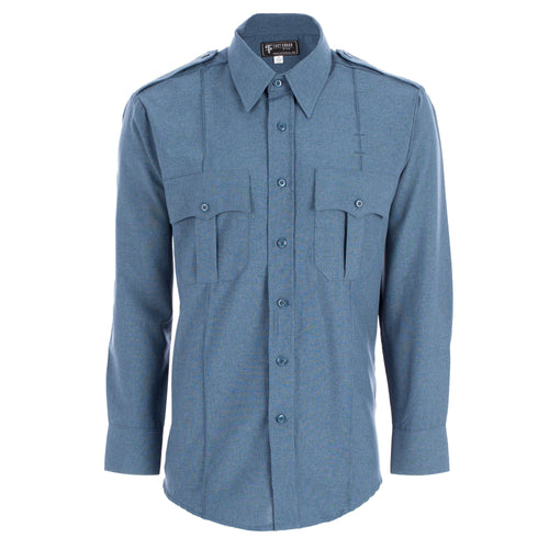 Tact Squad 8002 Solid Color Long Sleeve Uniform Shirt - 100% Polyester