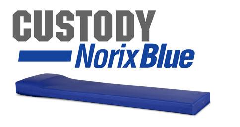 Norix MCB4 Comfort Shield Custody Sealed Seam Mattress with Double Pillow - Norix Blue